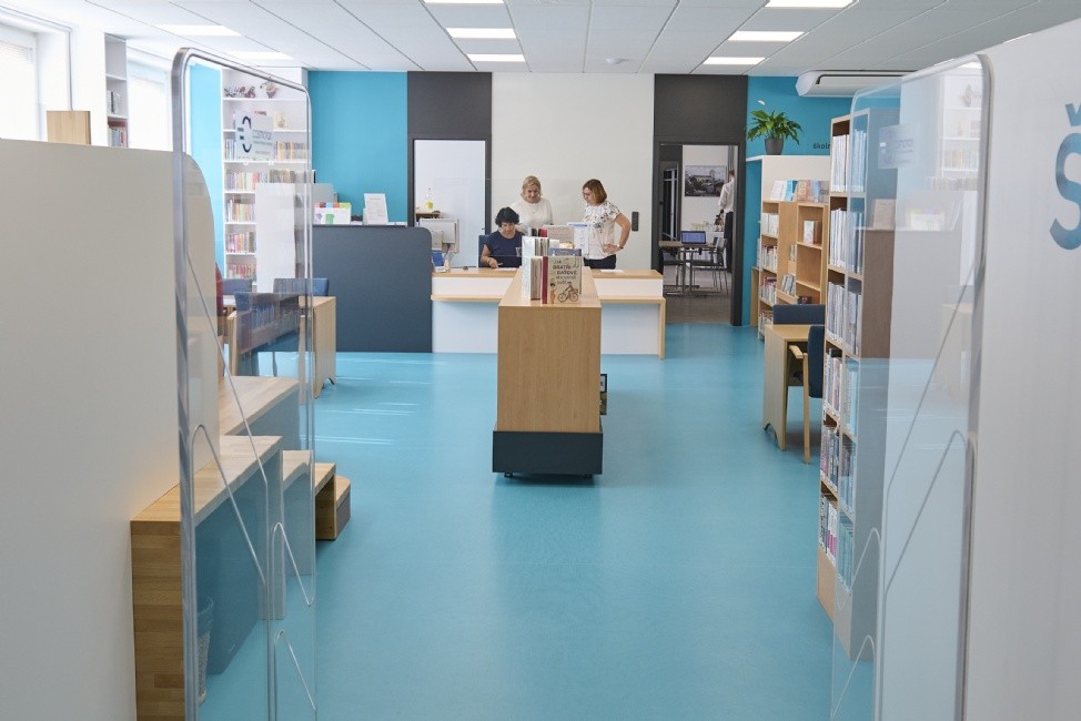 Knihovna má nový interiér