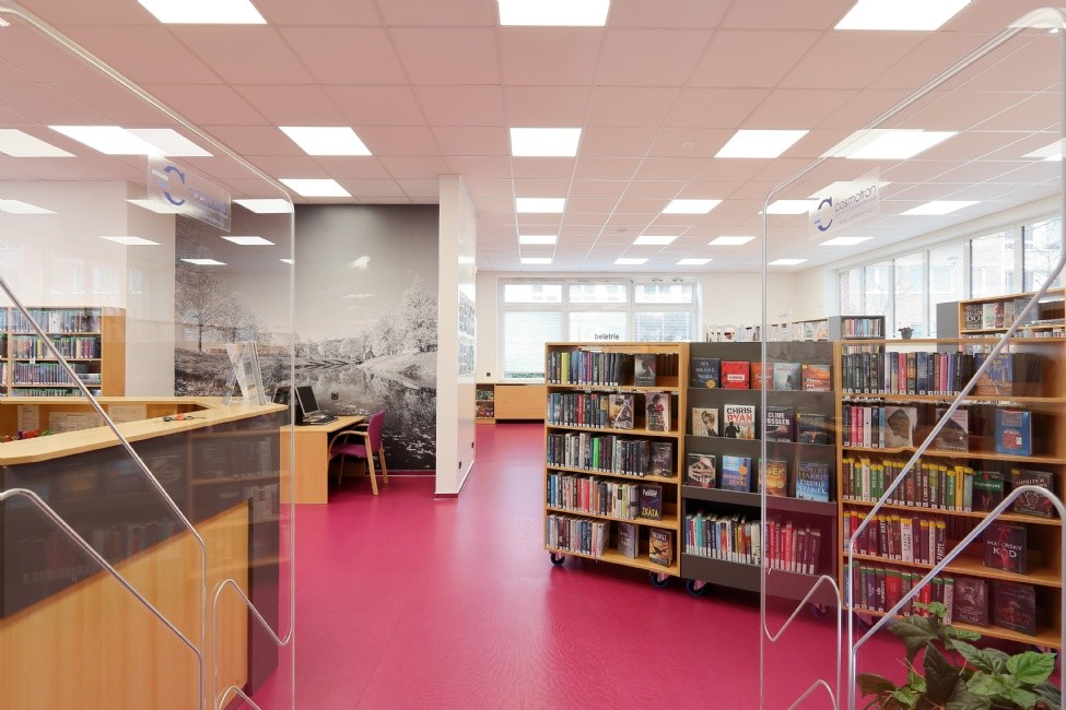Nově zrekonstruovaná knihovna na Jižních Svazích