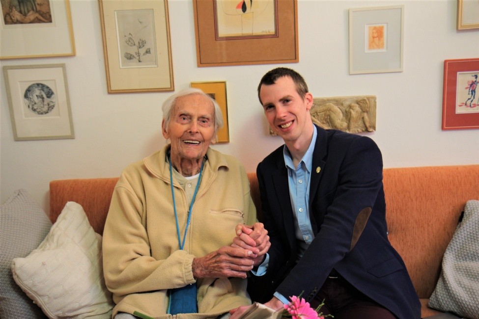 Miroslav Zikmund s Jiřím Korcem