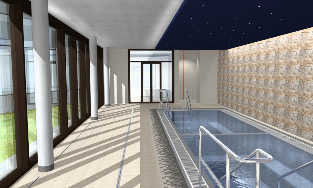 Vizualizace odpočinkové a relaxační zóny