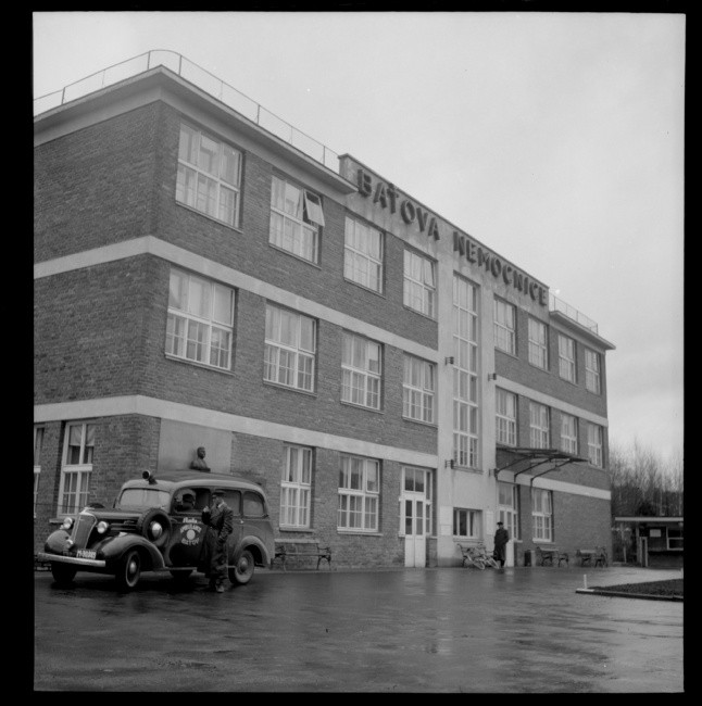 Historické foto ze zlínské nemocnice