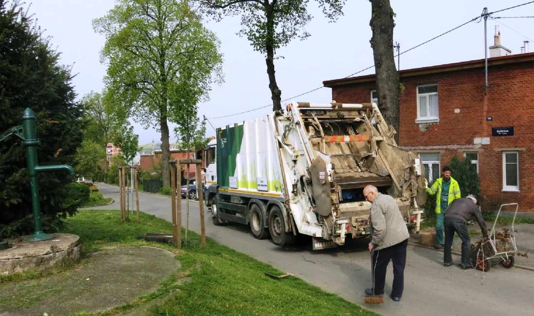 Sběr odpadu zajišťují Technické služby Zlín