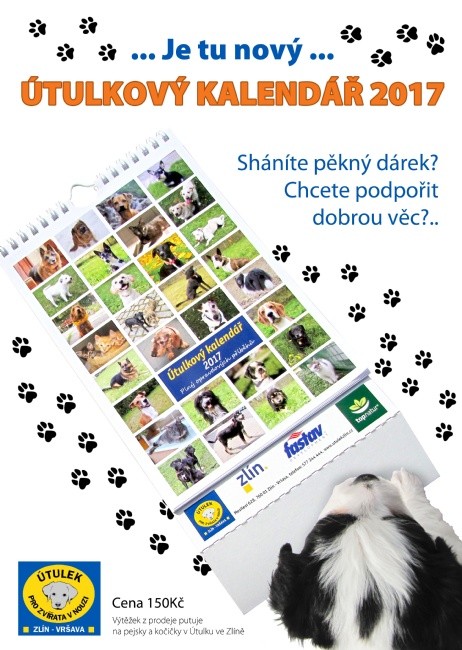 Útulkový kalendář pro rok 2017