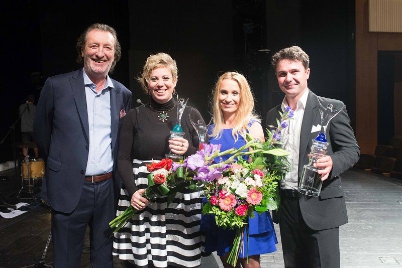 Bolek Polívka, Hana Mikolášková, Petra a Radovan Královi