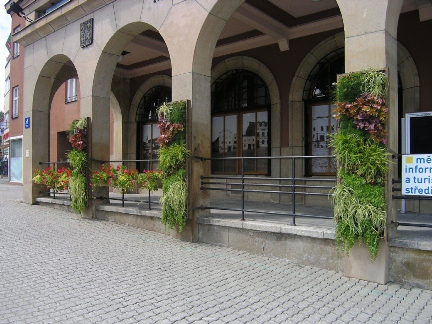 Výzdoba radnice, foto Kateřina Růžičková