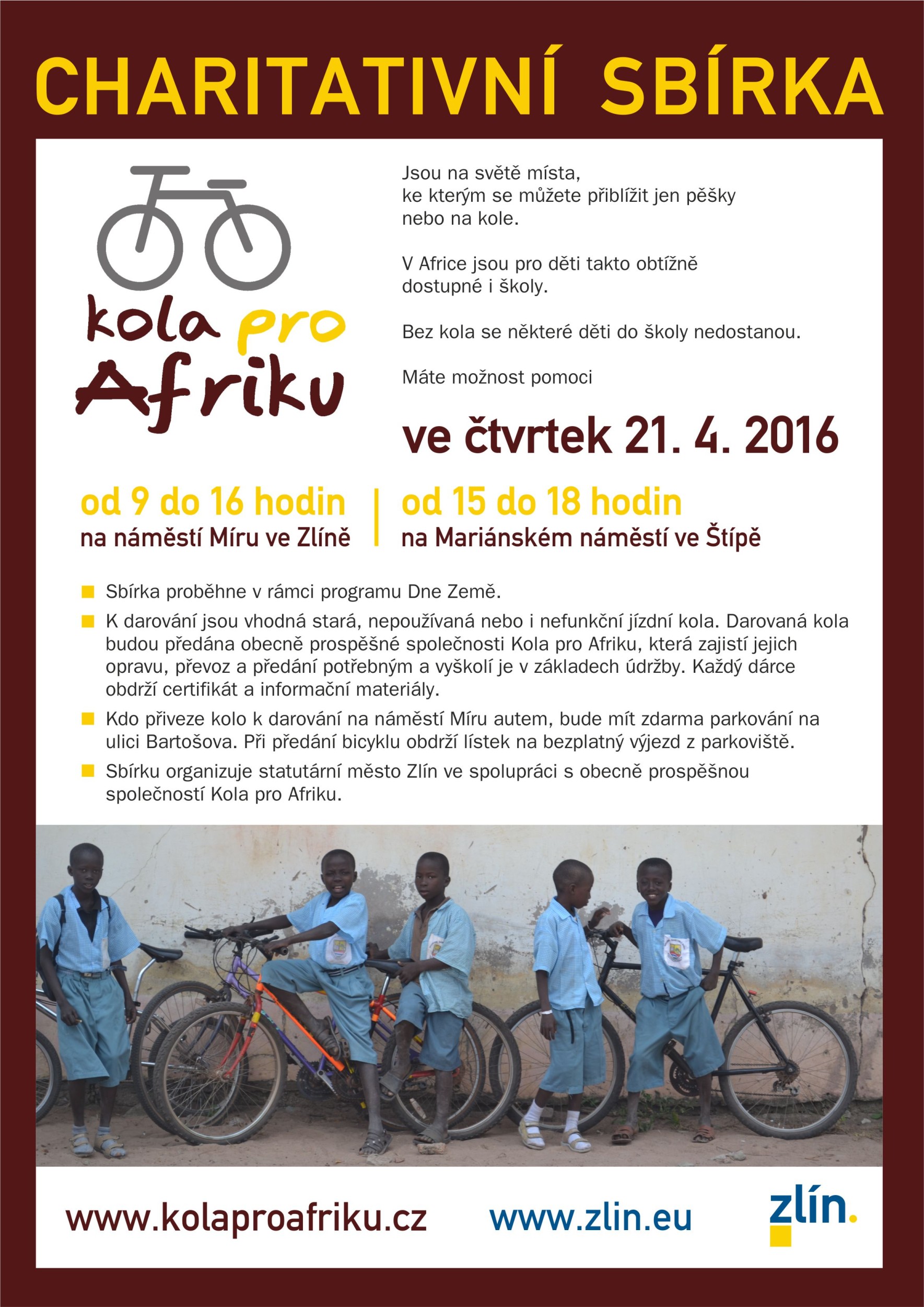 Zlíňané zřejmě vytvořili rekord v počtu darovaných kol za jeden den