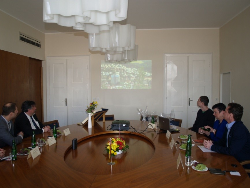 Hosté se o Zlínu dozvěděli řadu informací i z videoprezentace