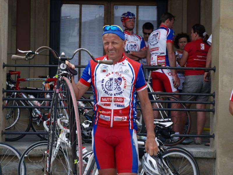 Peloton přivede do Zlína velocipedista Josef Zimovčák