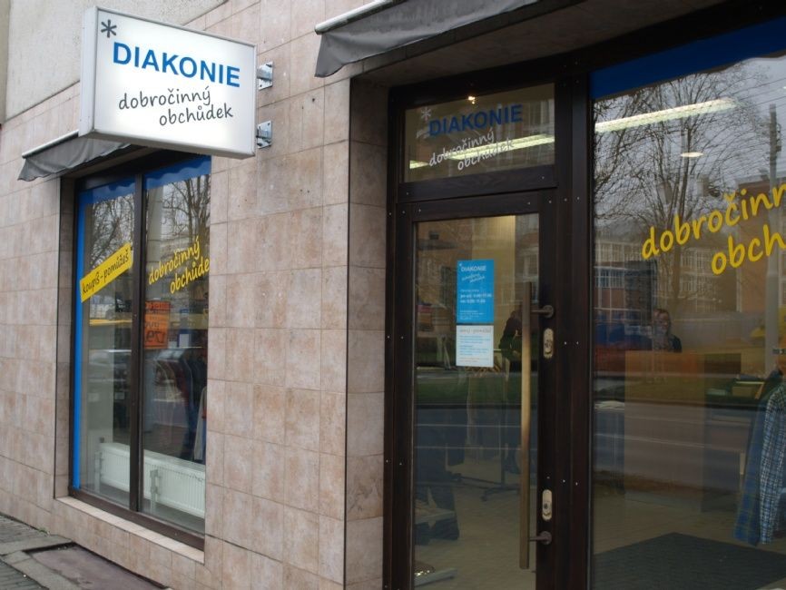 Dobročinný obchod sídlí na ulici Štefánikova v centru Zlína