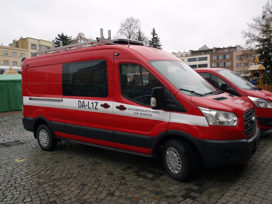 Nové auto hasičů z Mladcové