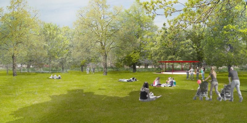 Vizualizace z Parku Komenského