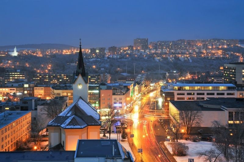 Cykloproijížďka večerním Zlínem se vydařila