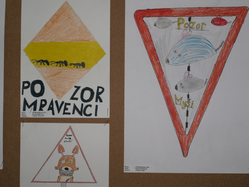 Dětmi navržené značky jsou hezké a vtipné