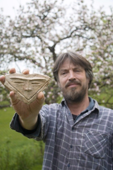 Miroslav Černý s doplněnou rekonstrukcí „Venuše“ z Rackové