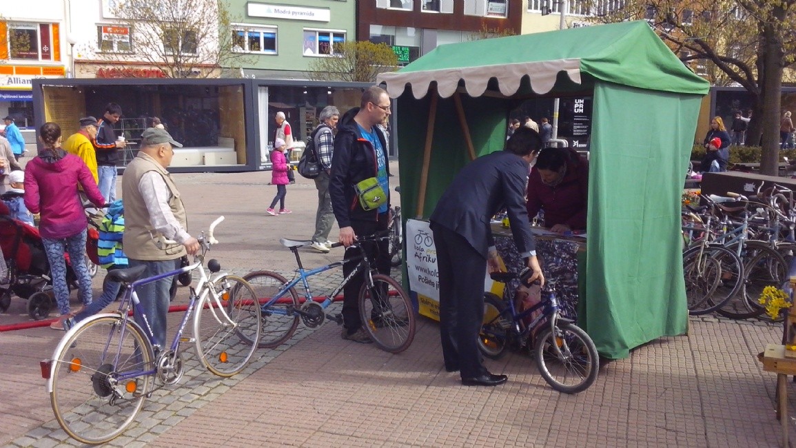 Zlíňané nezklamali a darovali kola ve velkém počtu
