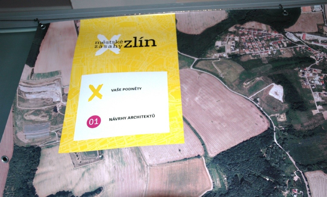 Výstava Městské zásahy Zlín 2014 v Galerii II. patro v budově radnice