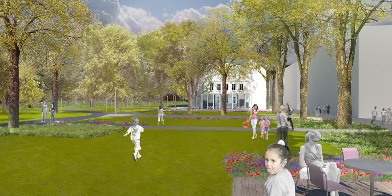 Budoucí podoba parku. Vizualizace: archiv autora