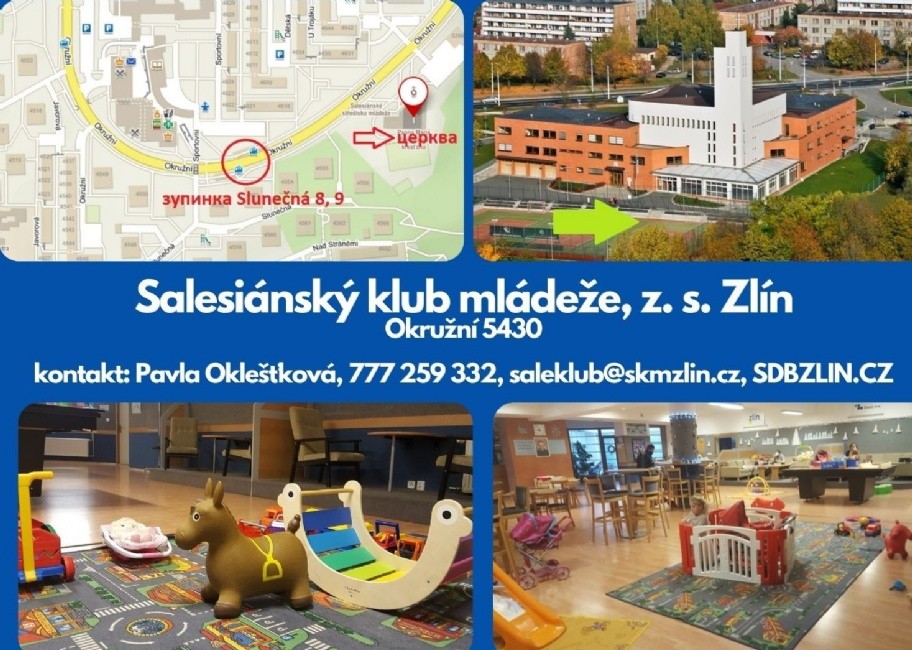 Salesiánský klub zve ukrajinské děti do herny i na češtinu