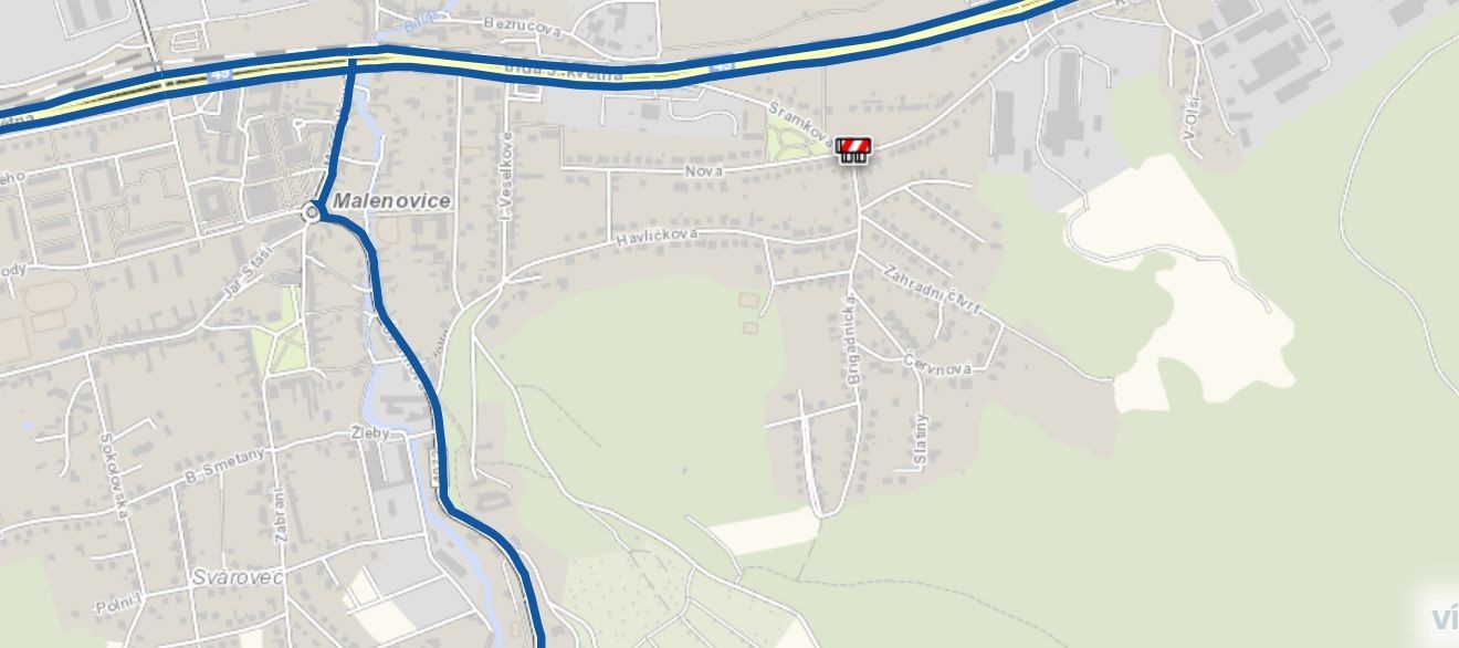 V Malenovicích je úplná uzavírka provozu